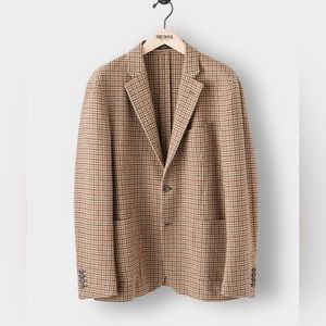Todd Snyder Madison sport coat blazer in Brown Houndstooth